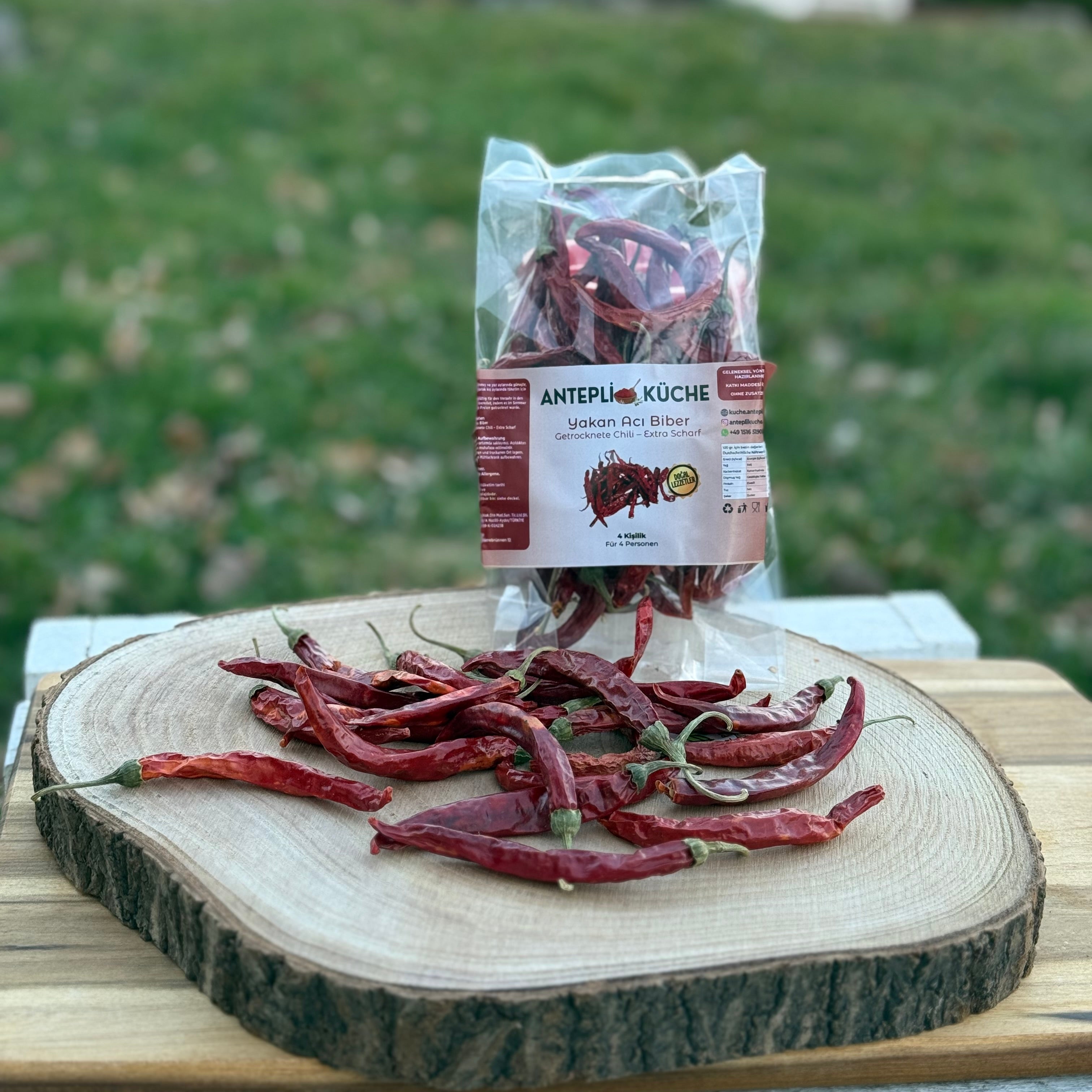 Getrocknete scharfe Chilischoten 100g - Atom Peppers