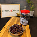 Gepresste schwarze Oliven 750 g