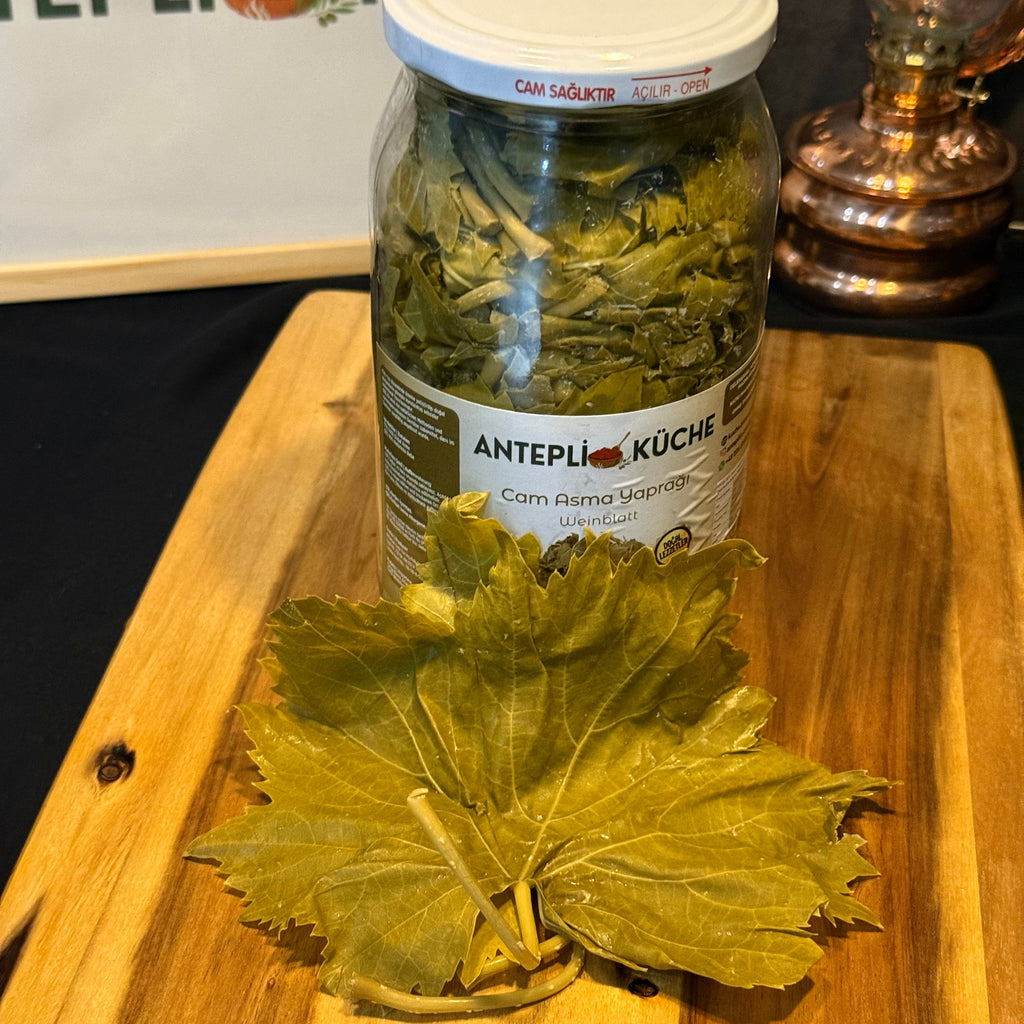 Getrocknete Weinblätter, Glas, 450 g