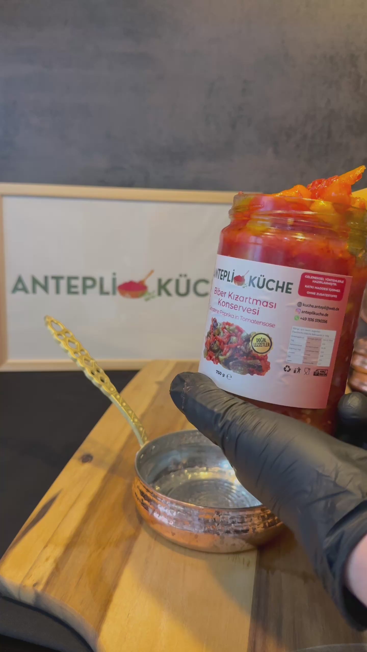 Gebratene Paprika in Soße Konserve 750g