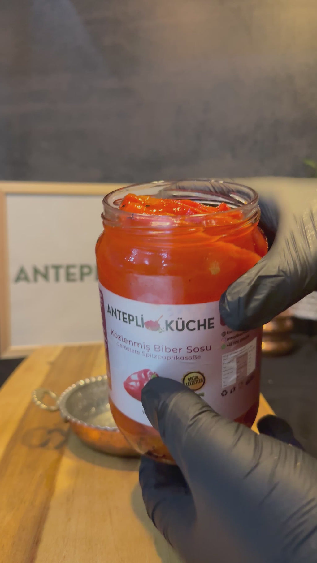 Sauce aus gerösteten Spitzpaprika, 750 g